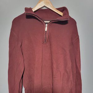 Men's Quarter Zip Sweater - XL